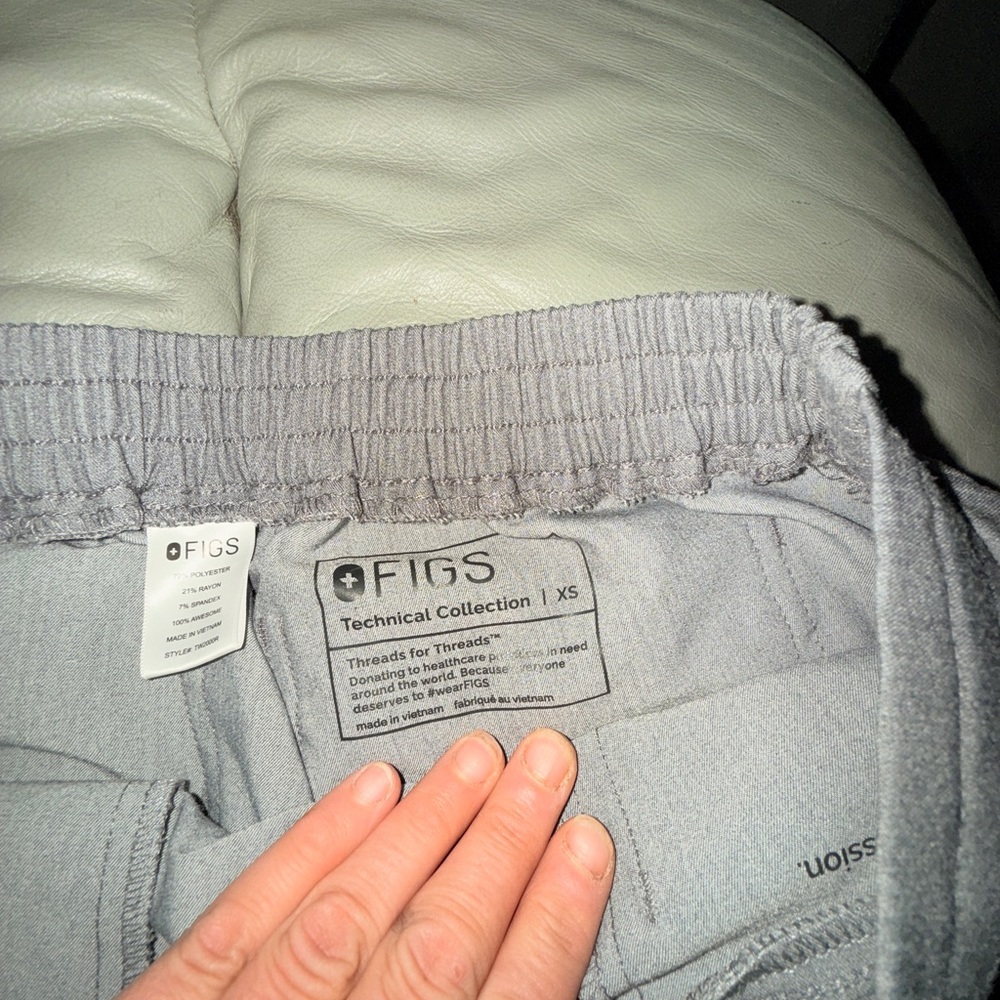 Figs Gray Technical Collection Pants